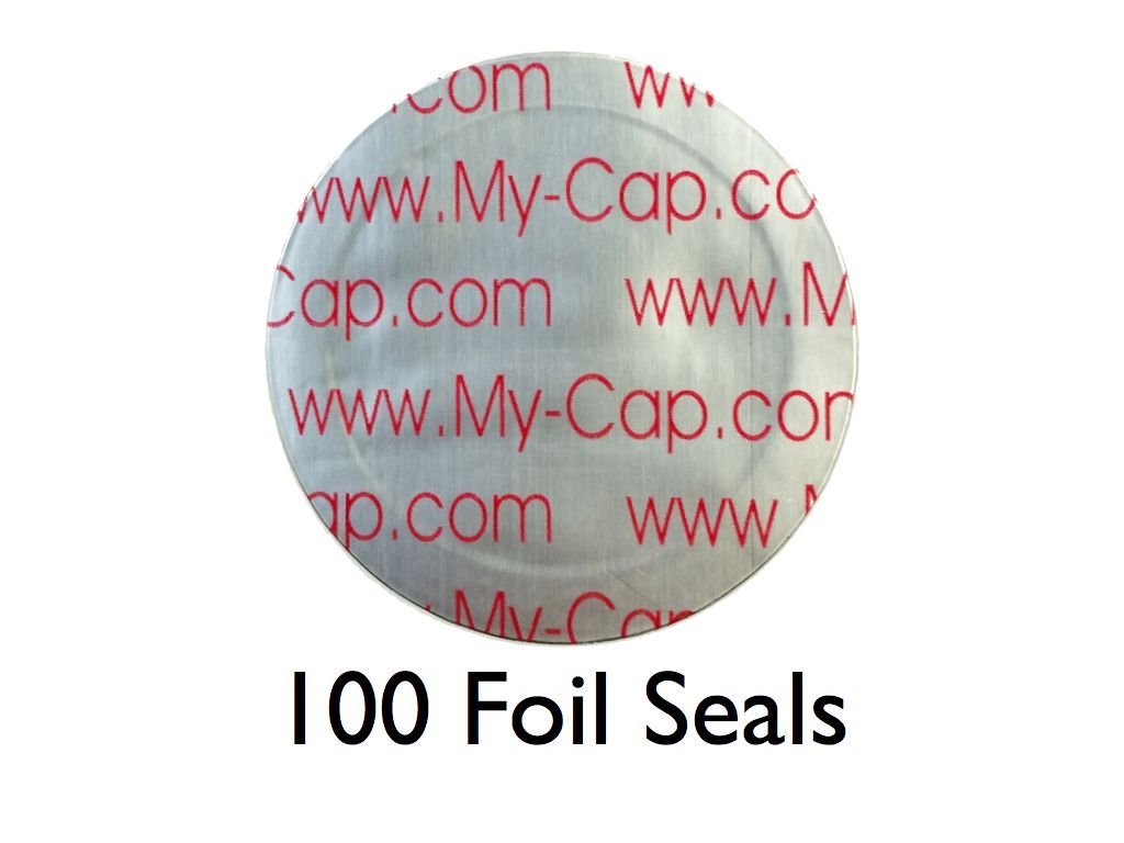 100 Foil Seals to Reuse Your Keurig Rivo Packs and Lavazza Capsule Pods