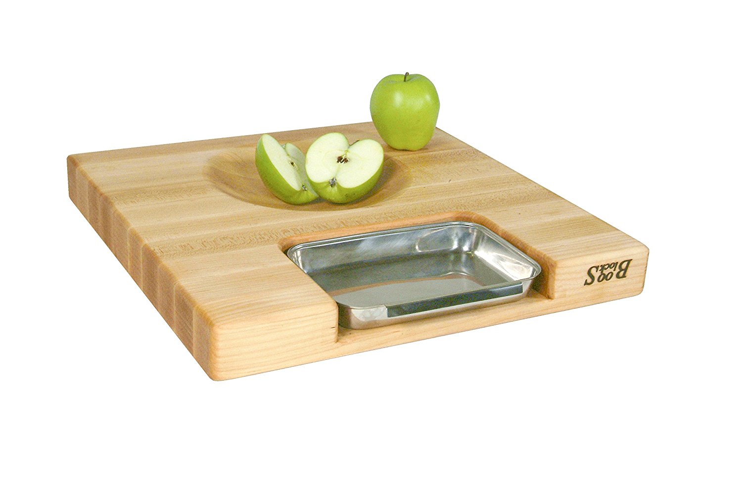John Boos Newton Prep Master Maple Wood Reversible Cutting Board with