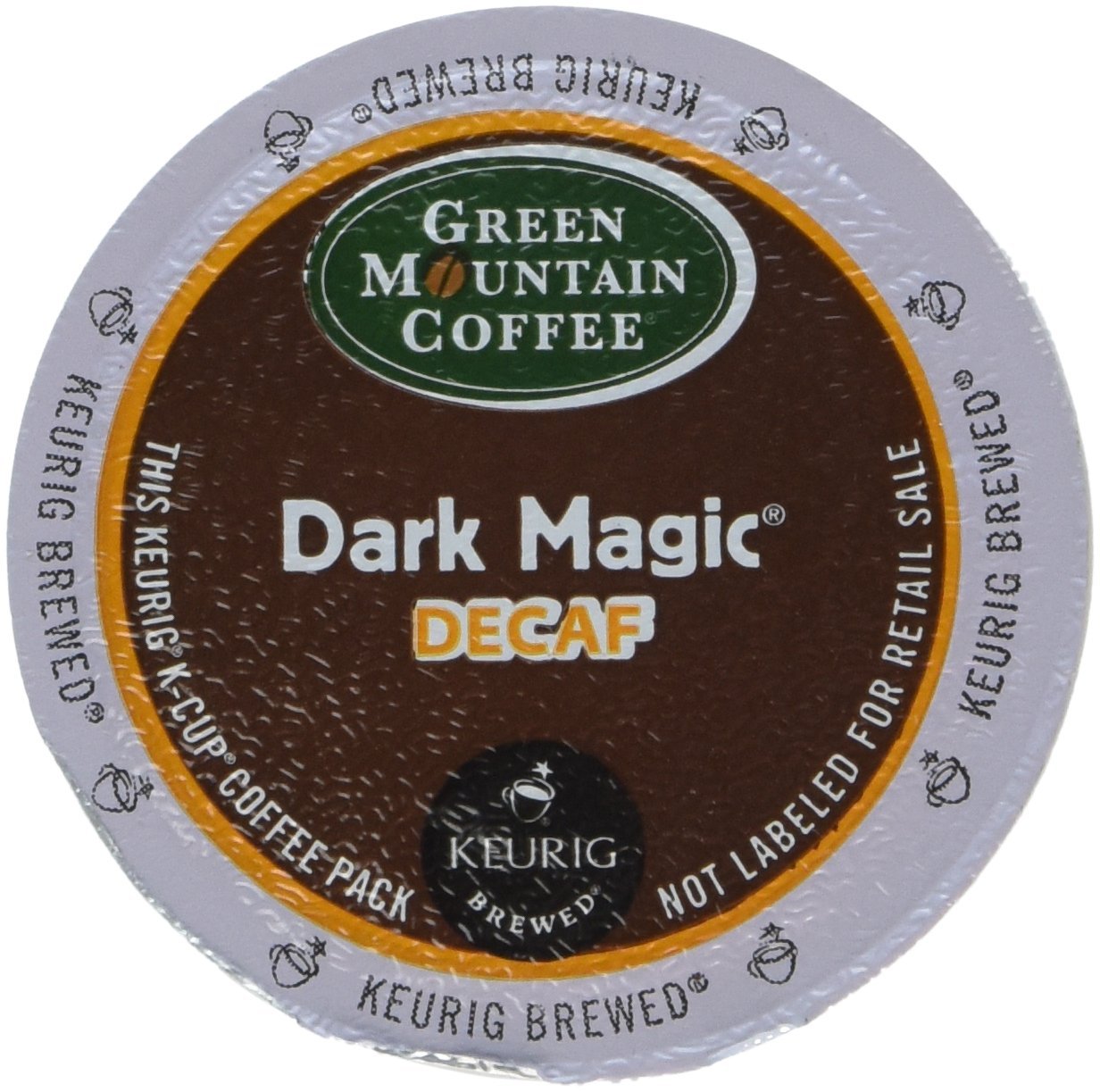 Green Mountain Coffee Decaf Dark Magic, KCup Portion Pack for Keurig