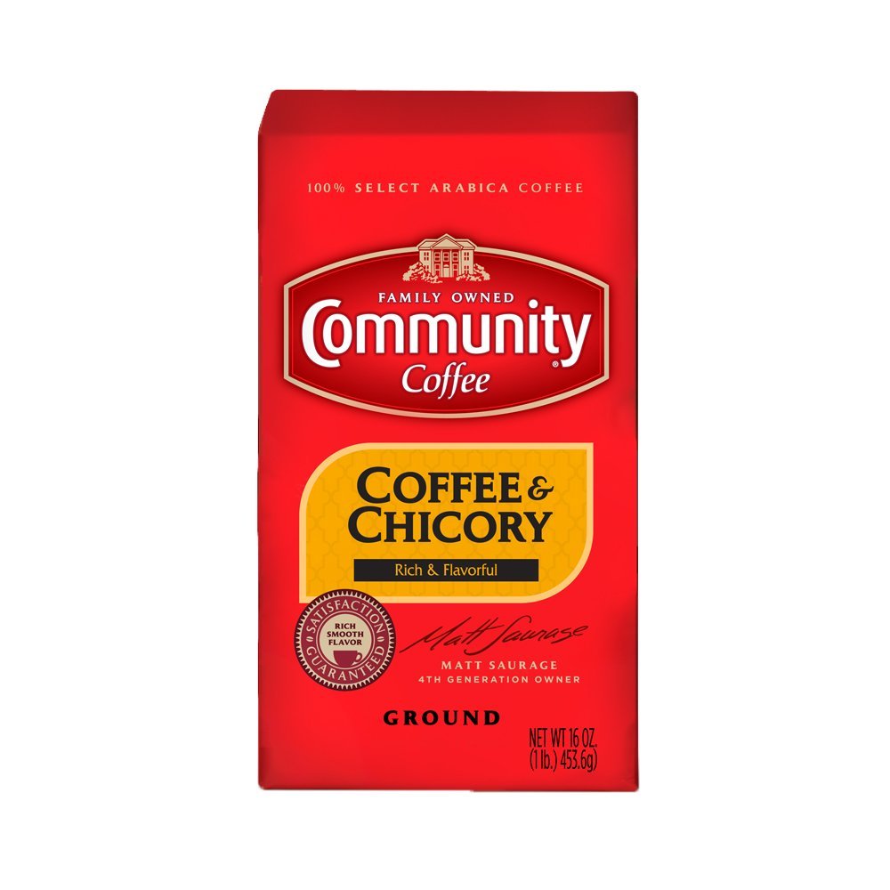 Community Coffee Premium Ground Coffee and Chicory, 16 Ounce (Pack of 10) free image download