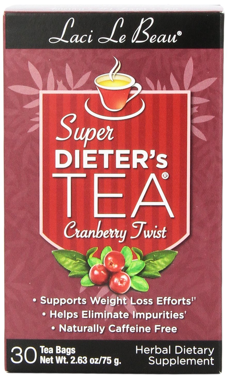 Laci Le Beau Super Dieter's Tea, All Natural Botanicals, 60Count Box