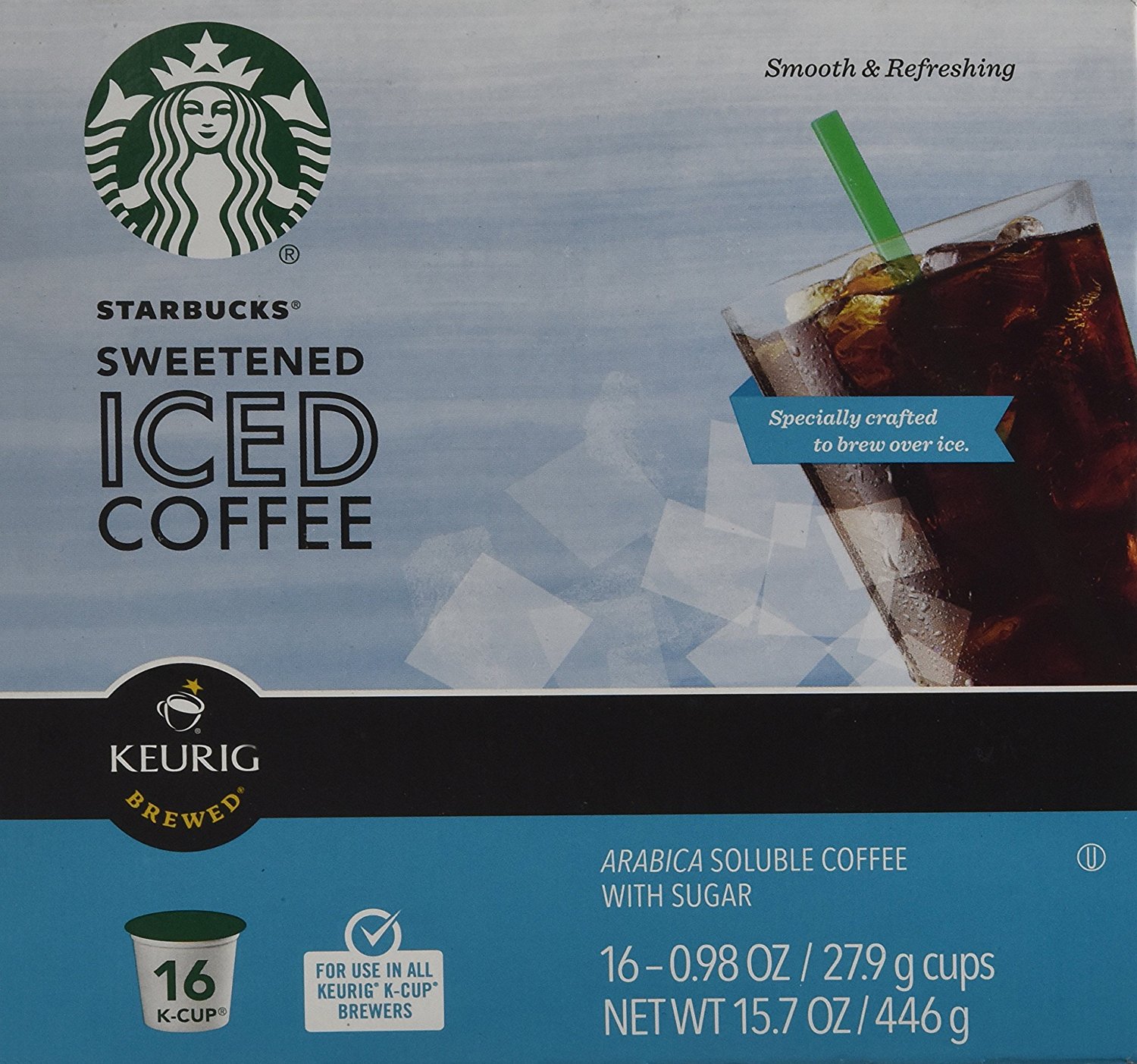 Keurig Starbucks Sweetened Iced Coffee Kcup 16 Ct free image download