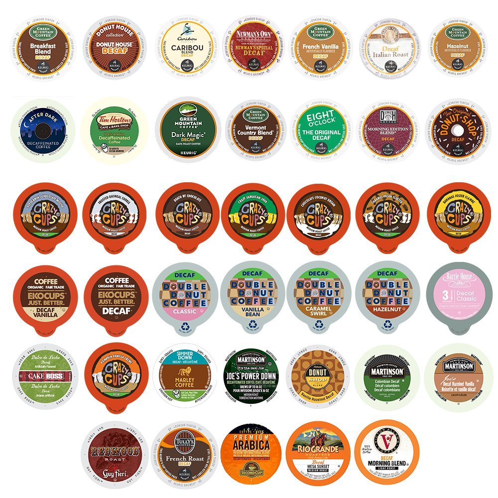 Custom Variety Pack Decaf Coffee Single Serve Cups For Keurig K Cup