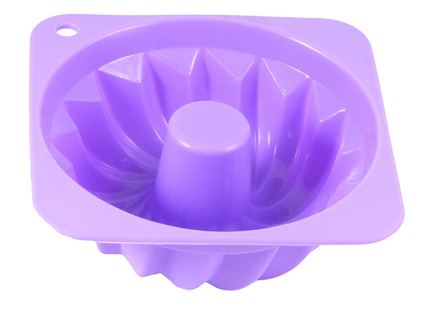Bakerpan Silicone Mini Bundt Cake Pan, 4 3/4 Inch Mini Cake Mold N2