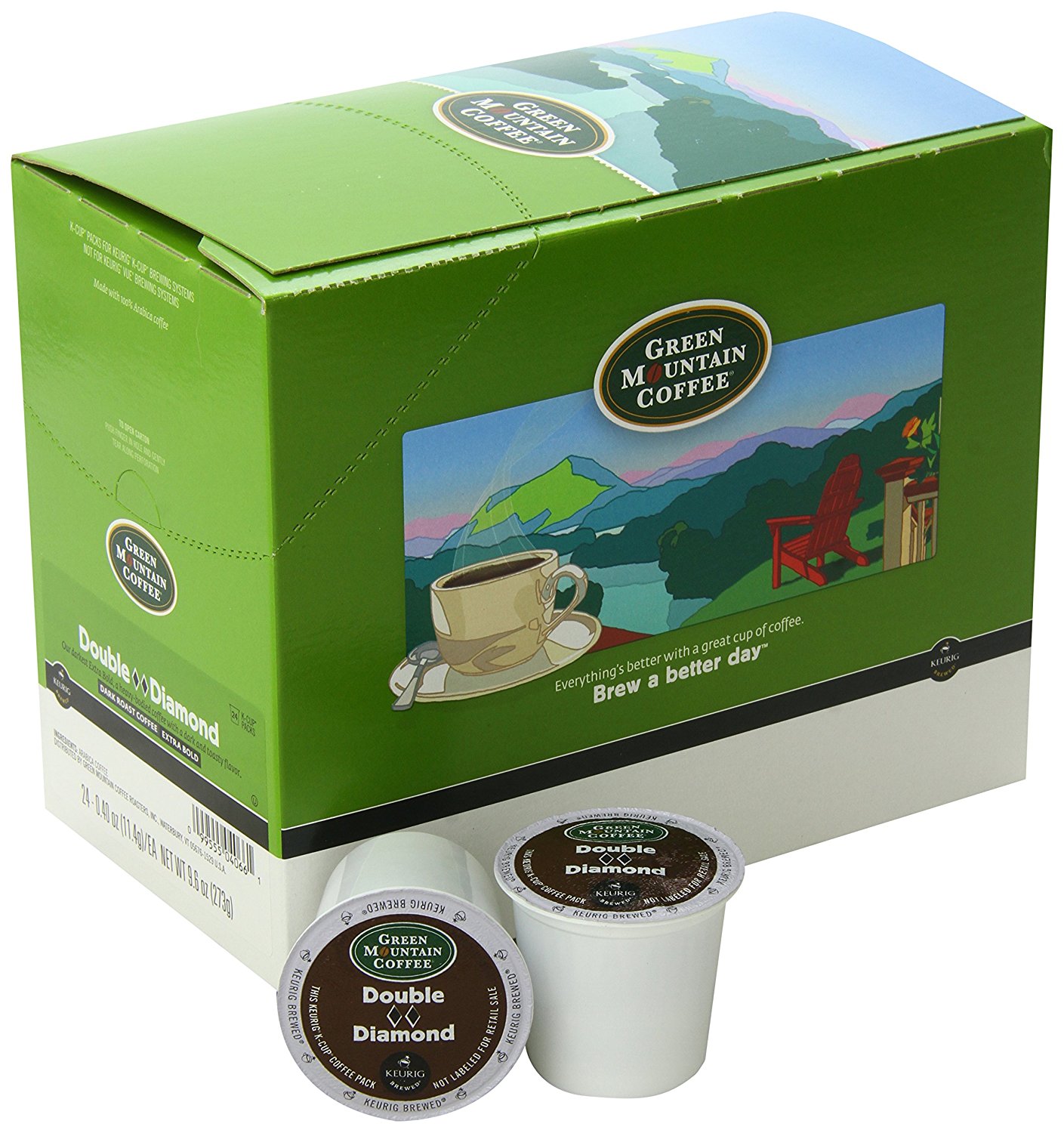 Green Mountain Double Black Diamond CoffeeKCup Portion Pack for Keurig