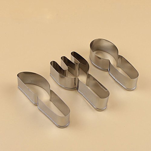 Spoon Fork Knife Shape Cookie Cutter Cutlery Pastry Mold Stainless