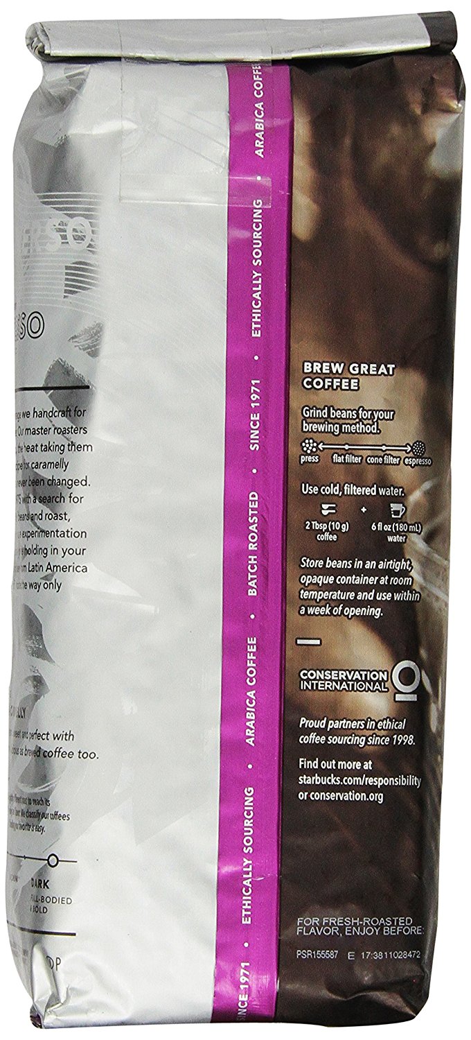Starbucks Espresso Roast, Whole Bean Coffee (1lb) N2 free image download