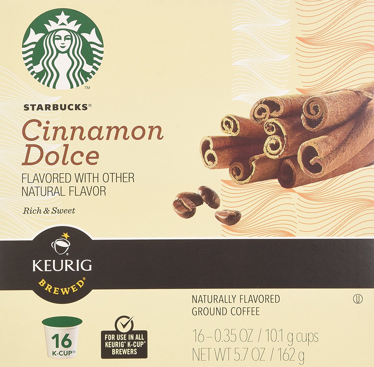 Starbucks Cinnamon Dolce K Cups 0.35oz 16 count N3 free image download