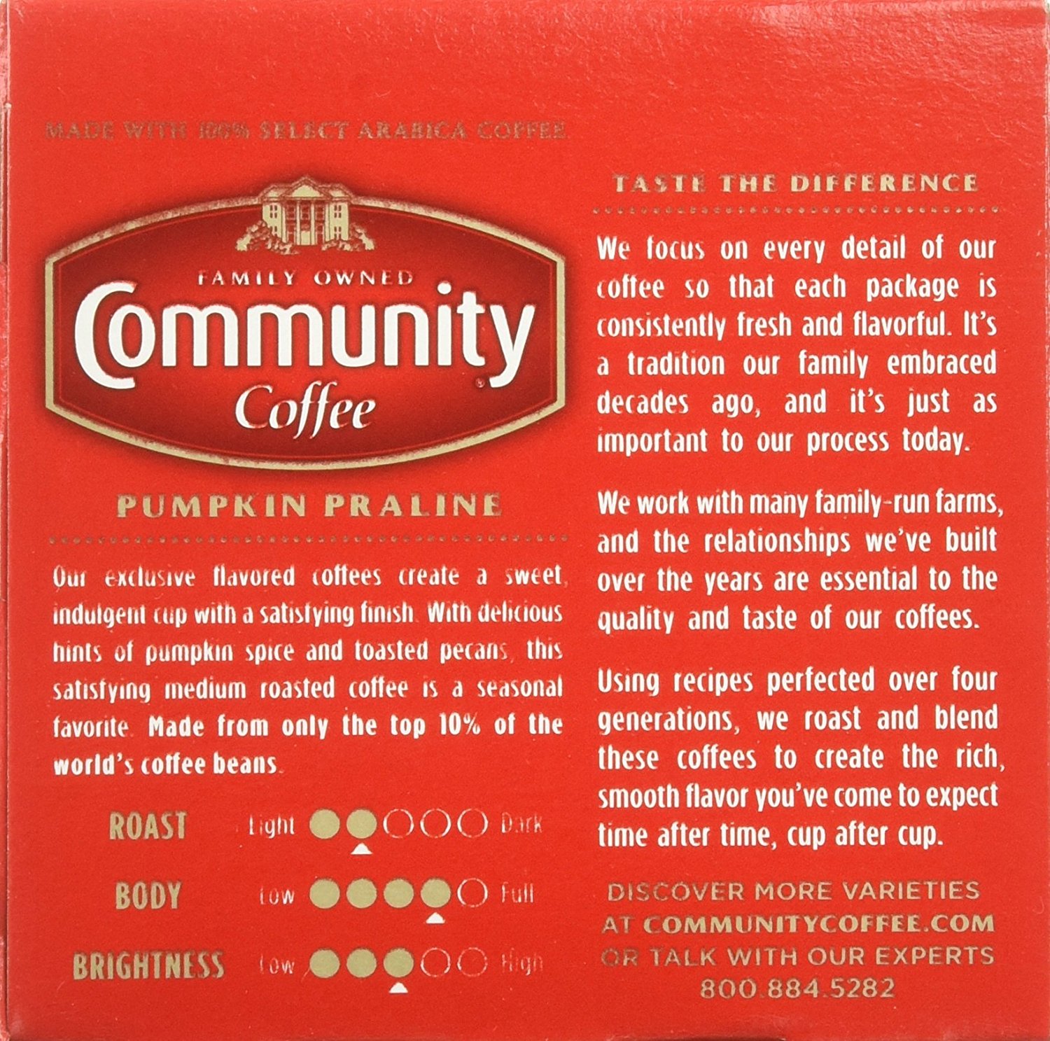 Community Pumpkin Praline Coffee Kcups Box of 12 N6 free image download