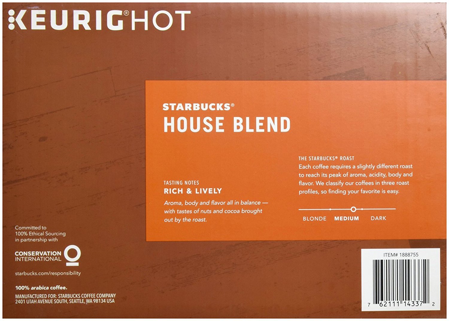 Starbucks House Blend KCups, 72 Count N3 free image download