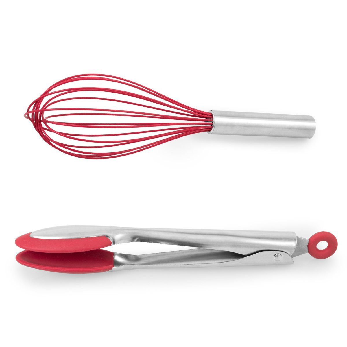 Holstein Housewares HB07026RBU 2 Piece Silicone and Stainless Steel