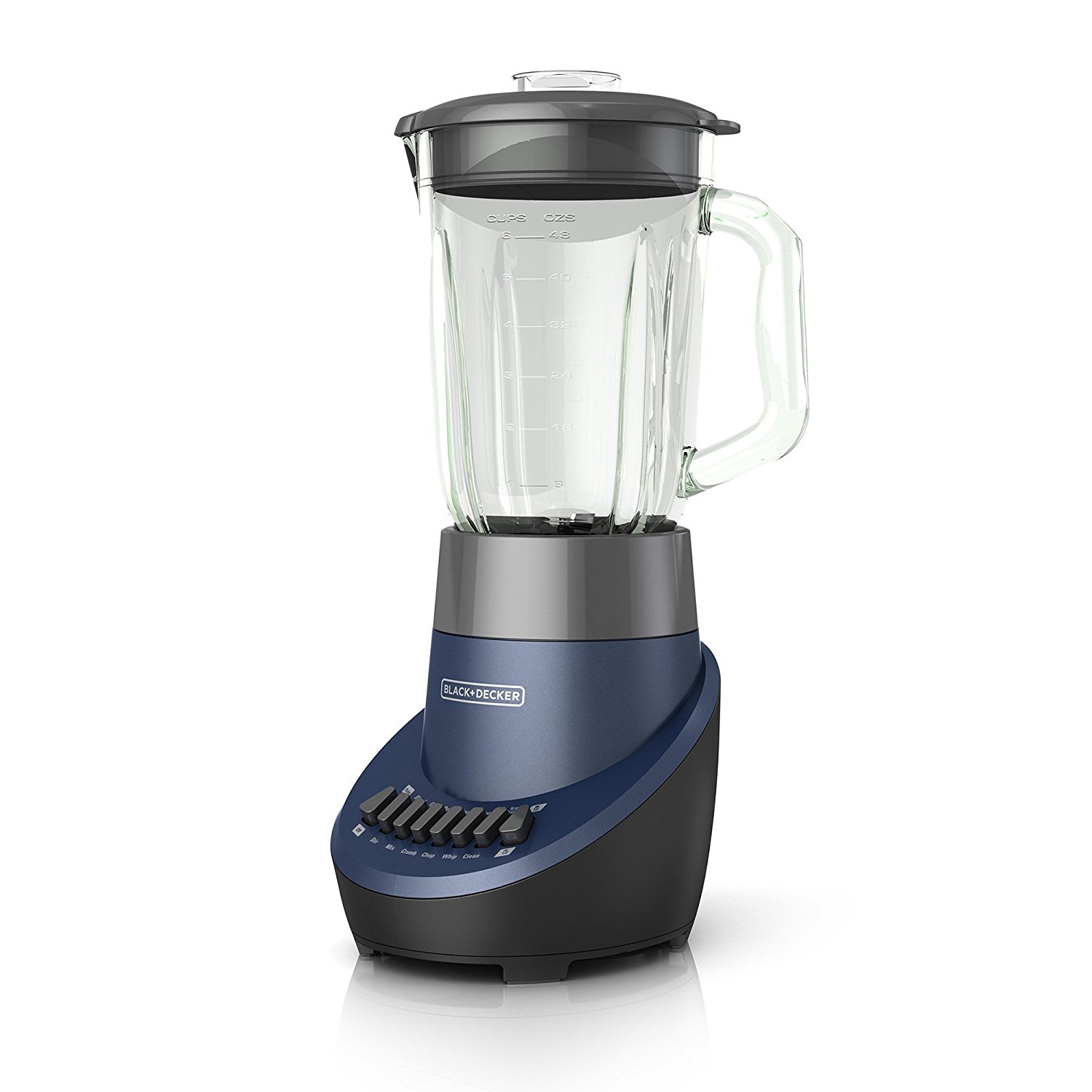 BLACK+DECKER BL1130N FusionBlade Blender with 6Cup Glass Jar, 12Speed