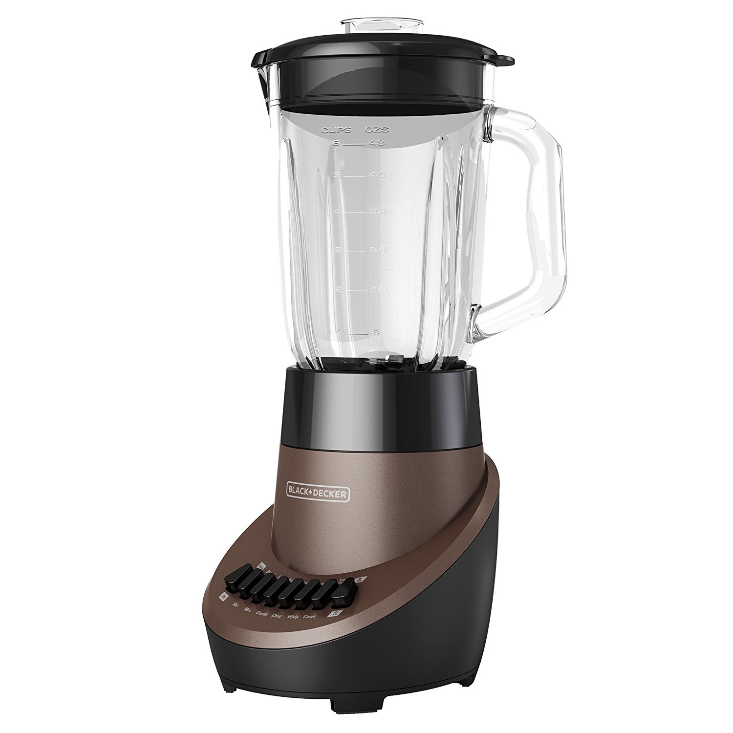 BLACK+DECKER BL1130N FusionBlade Blender with 6Cup Glass Jar, 12Speed