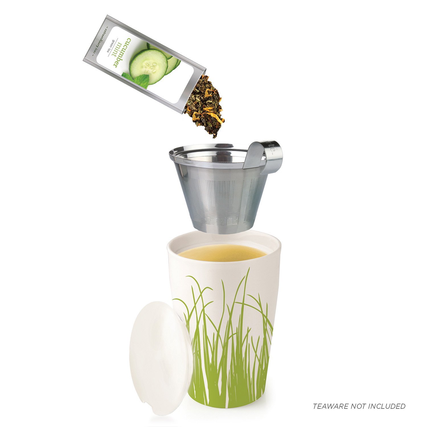 Tea Forté SKINSMART Single Steeps Loose Leaf Tea Sampler, 15 Single