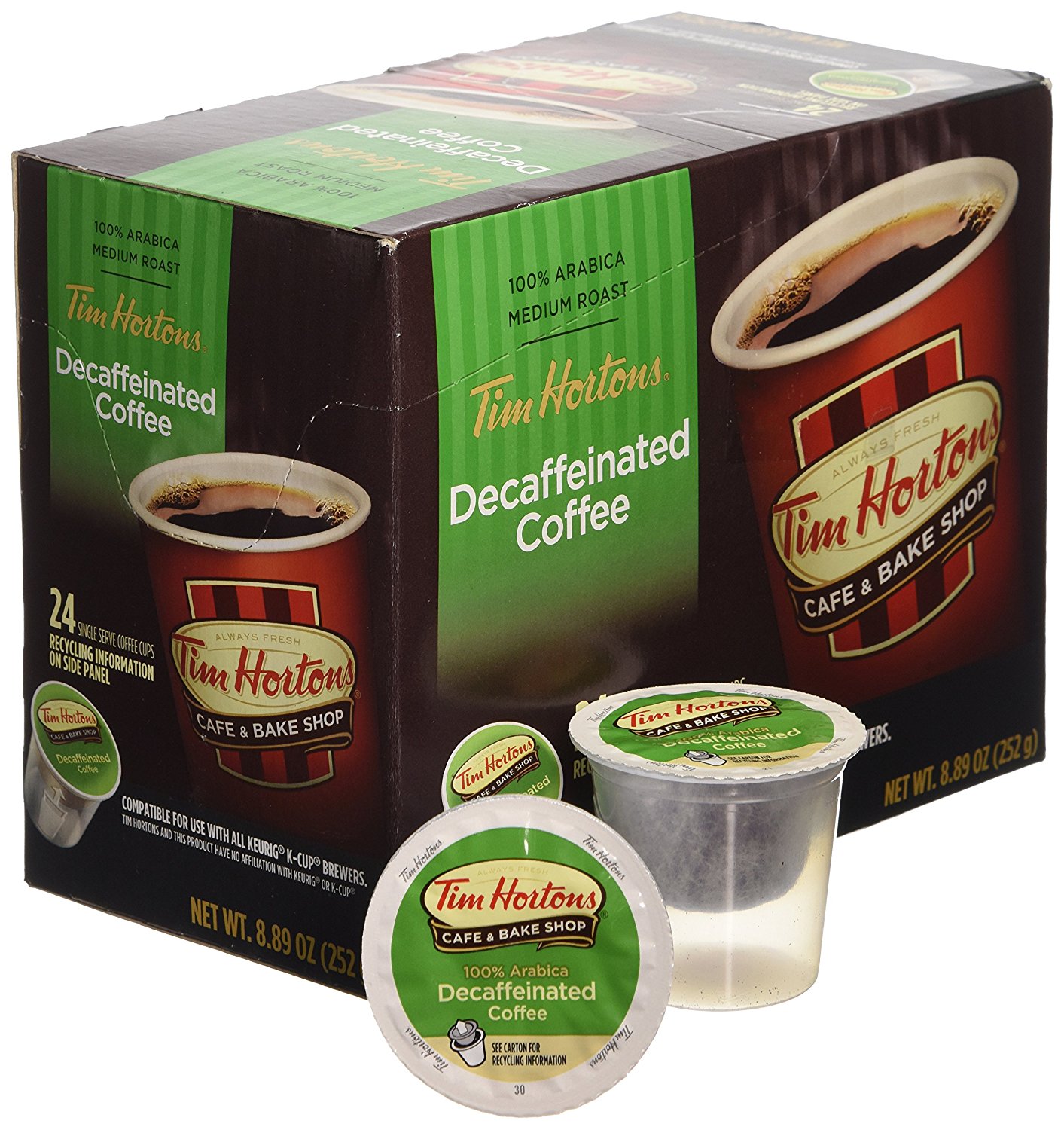 Tim Hortons DECAF Single Serve Coffee 48 Count N2 free image download