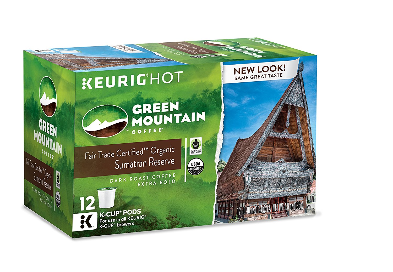 Green Mountain Coffee Fair Trade Organic Sumatran Reserve, KCup