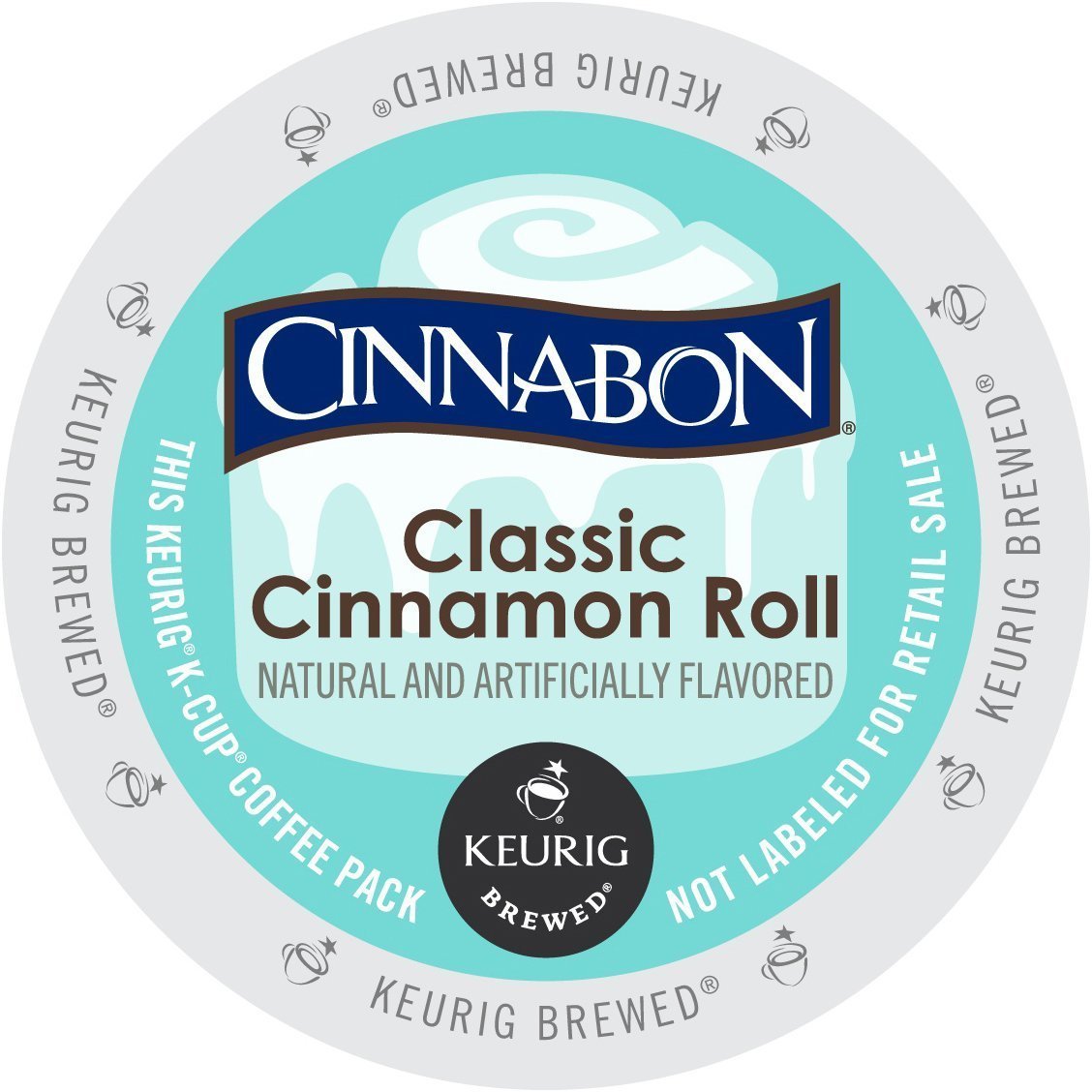 Cinnabon Classic Cinnamon Roll KCup Coffee,48 KCups N2 free image