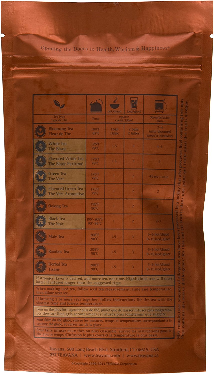 Teavana Weight To Go! Puerh Tea, 2oz N2 free image download