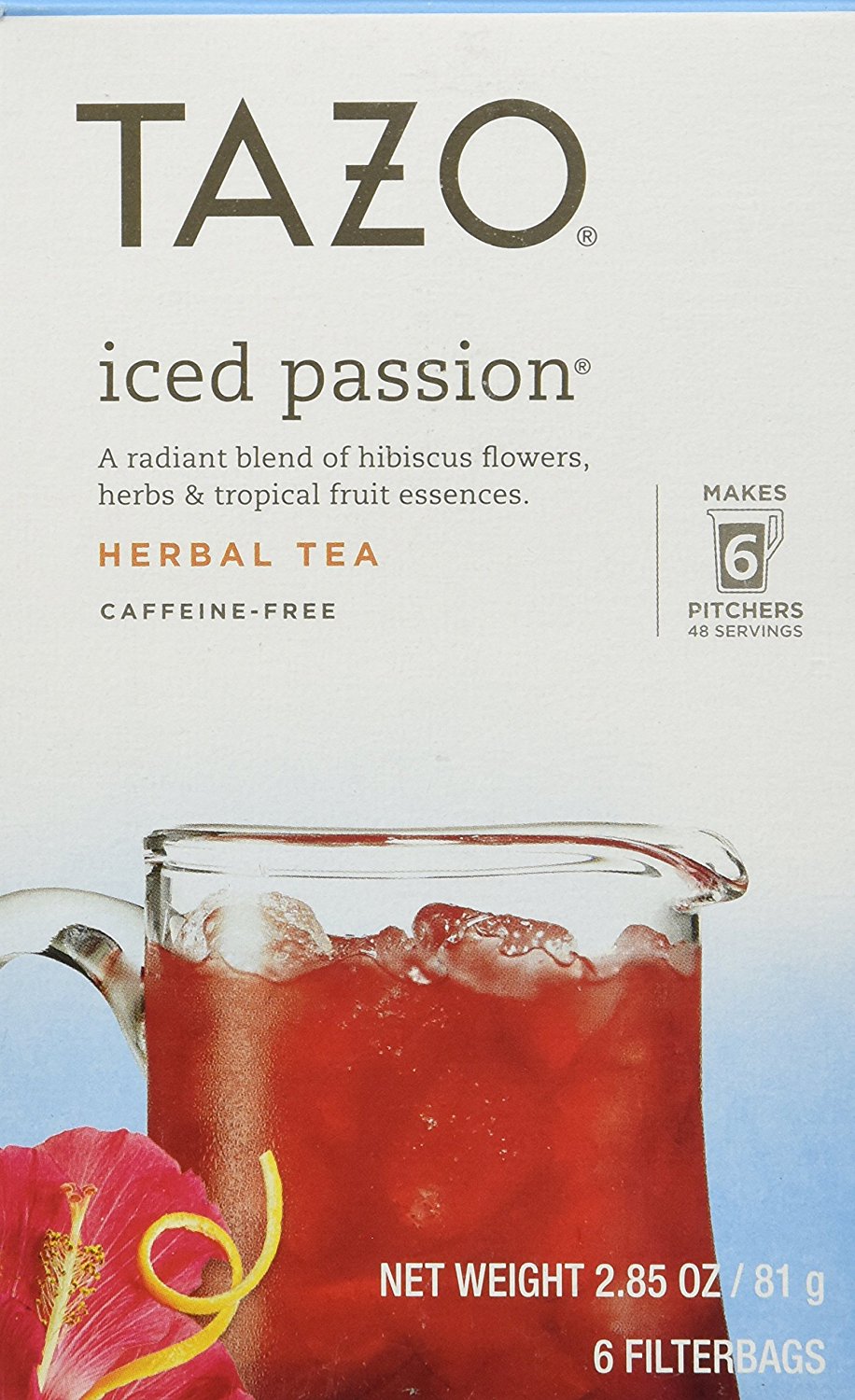 Tazo Iced Tea Bags, Passion Tea, 6 ea free image download