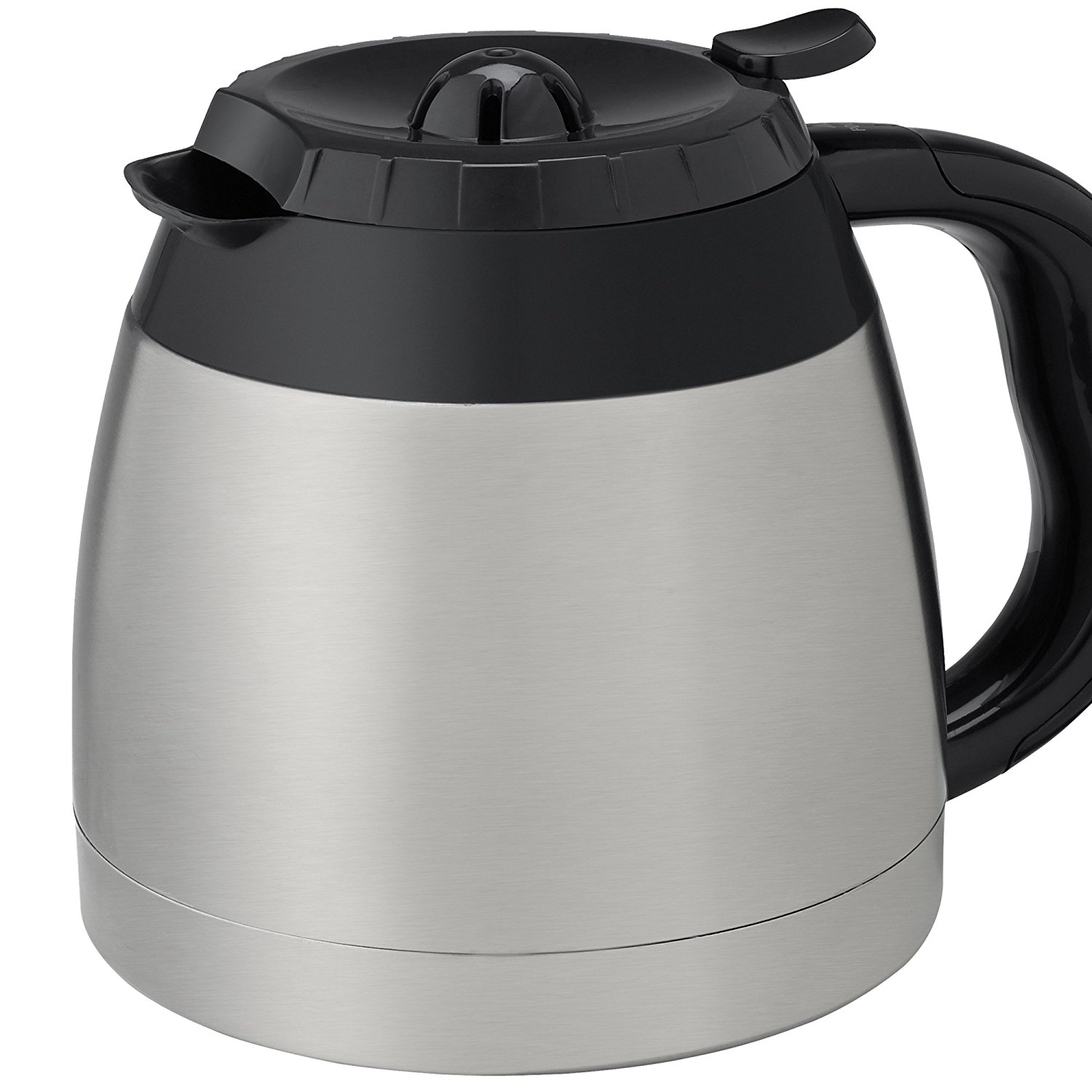 Black & Decker 8 Cup Thermal Programmable Coffeemaker, Black/Silver