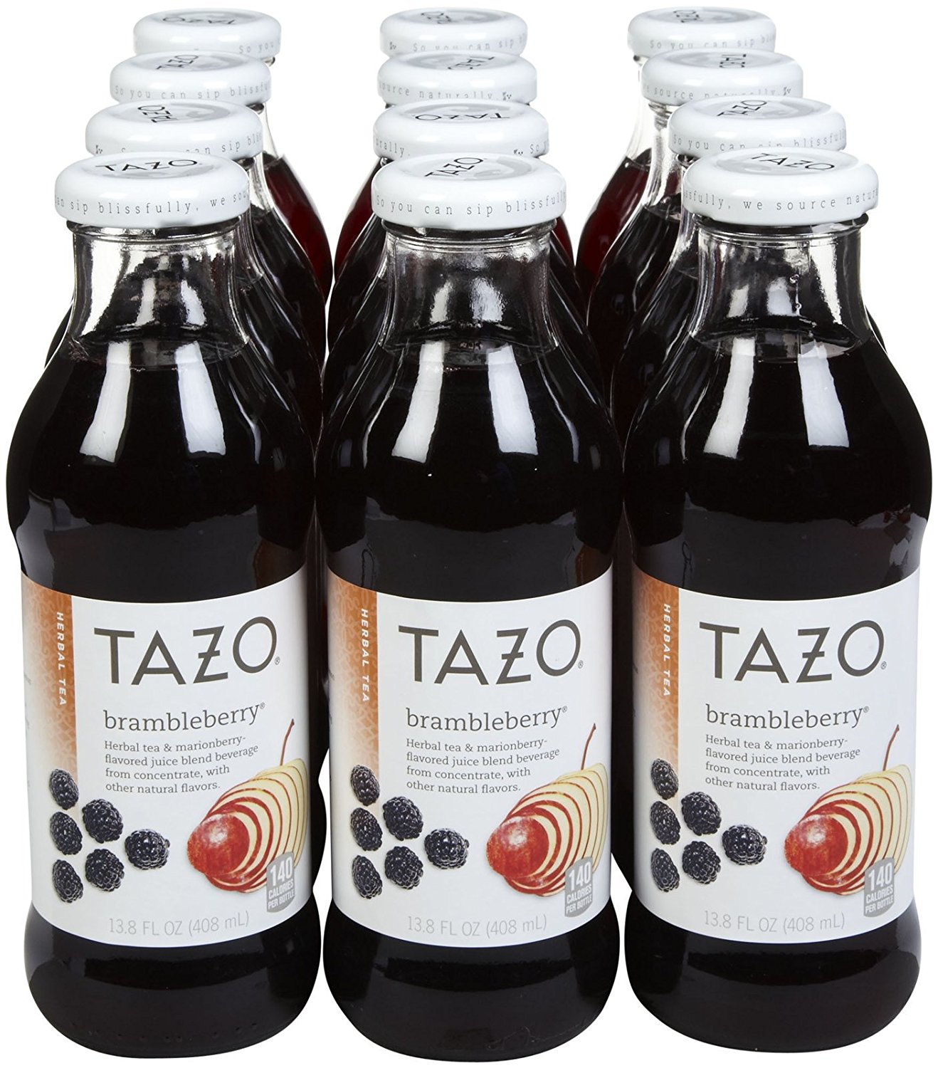 Tazo Brambleberry Iced Tea 13.8 oz 12 ct N2 free image download
