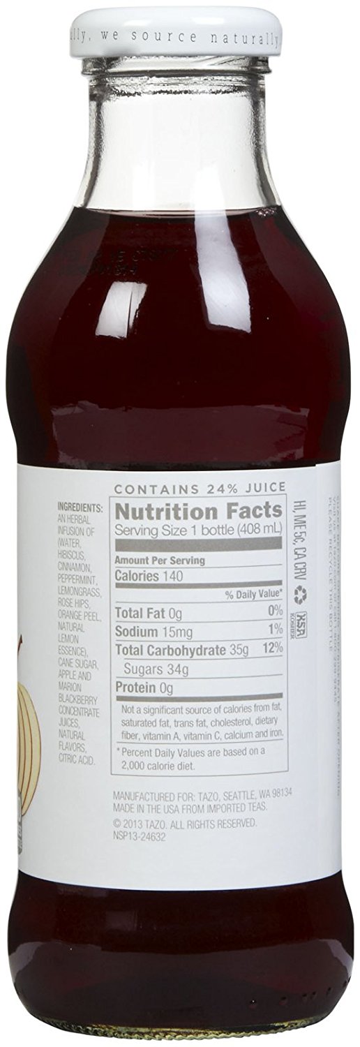 Tazo Brambleberry Iced Tea 13.8 oz 12 ct N3 free image download