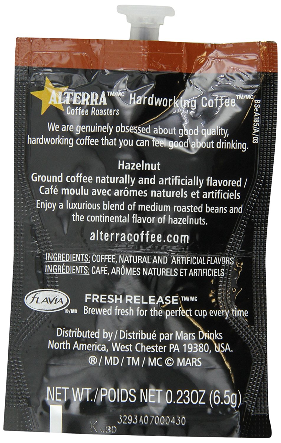 FLAVIA ALTERRA Coffee, Hazelnut, 20Count Fresh Packs (Pack of 5) N2