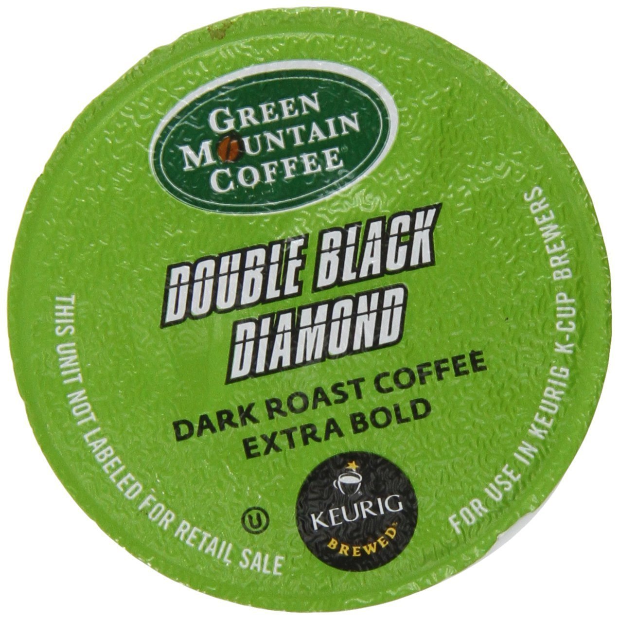 Green Mountain Darkest Extra Bold Coffee Double Black Diamond KCup for