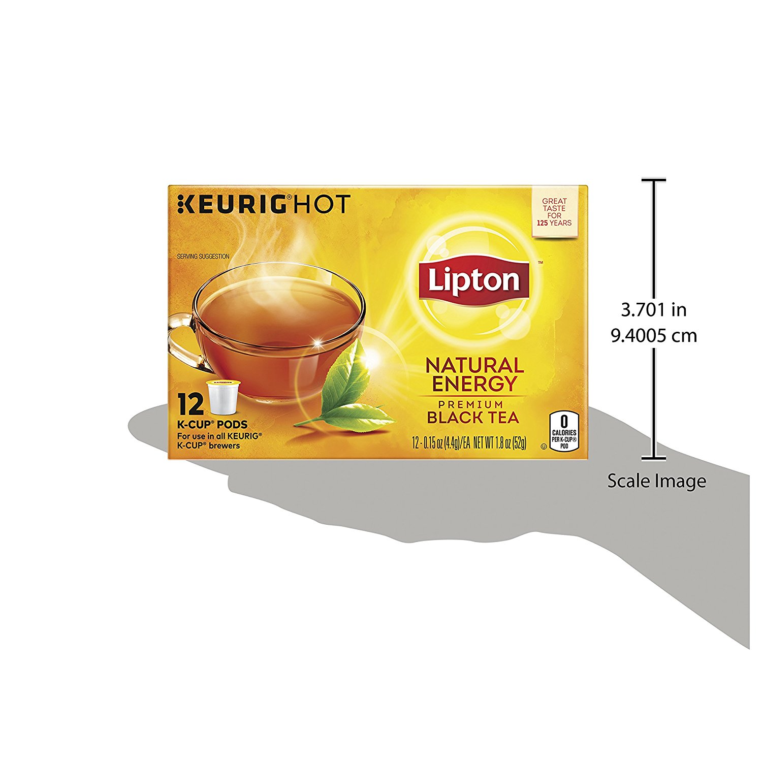 Lipton Premium Black Tea KCups, Natural Energy 12 ct free image download