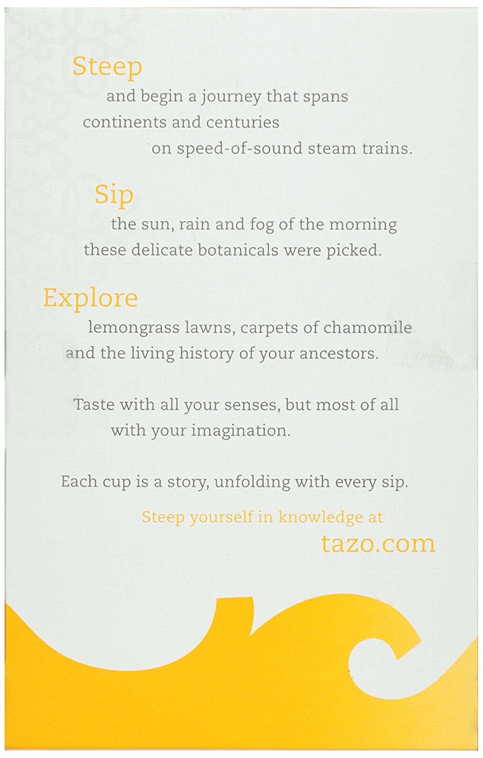 Tazo Wild Sweet Orange Herbal Tea, 20 Count Box 1.58oz N3 free image