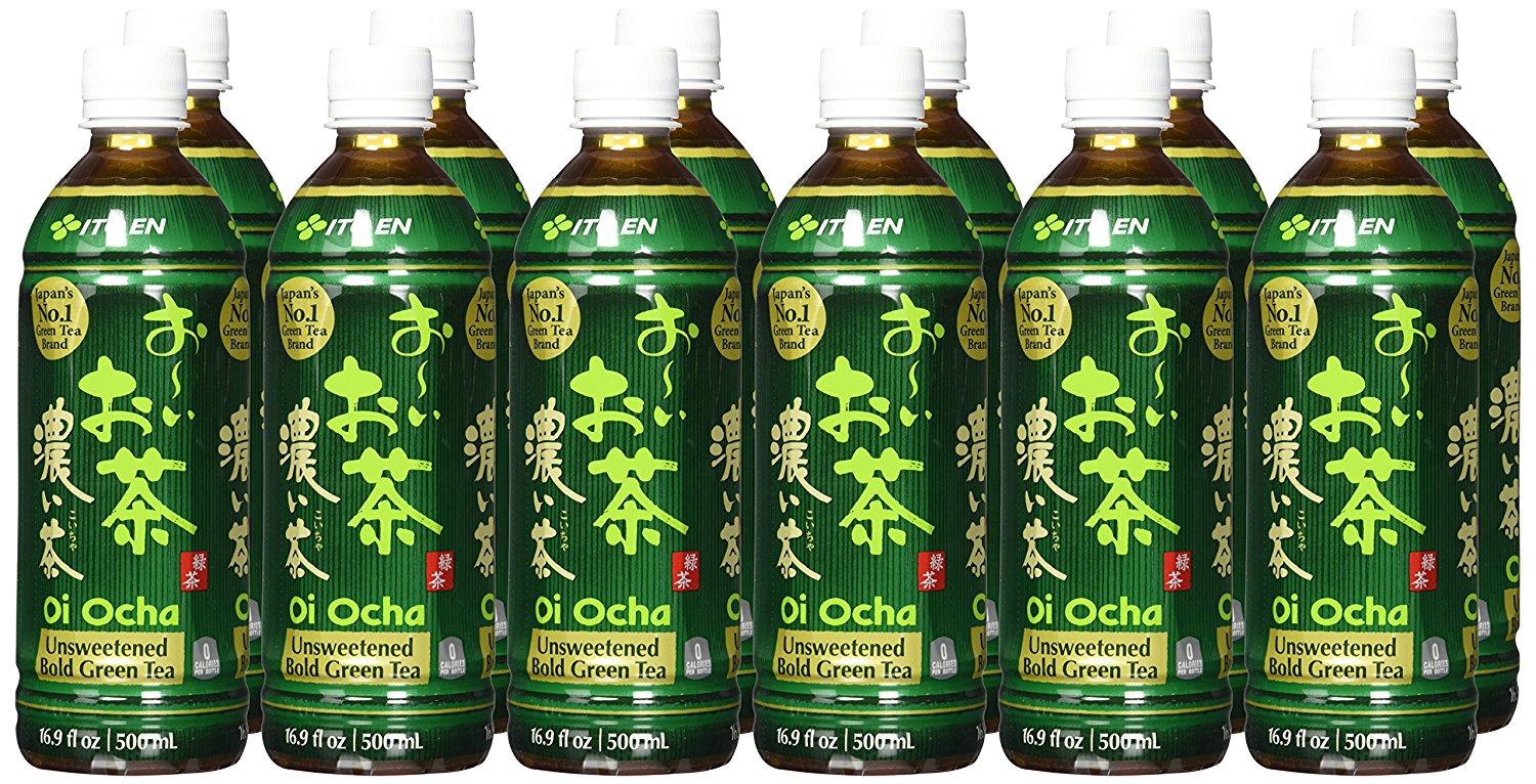 Ito En Oi Ocha unsweetened bold Green Tea, 16.9 Ounce (Pack of 12) N4