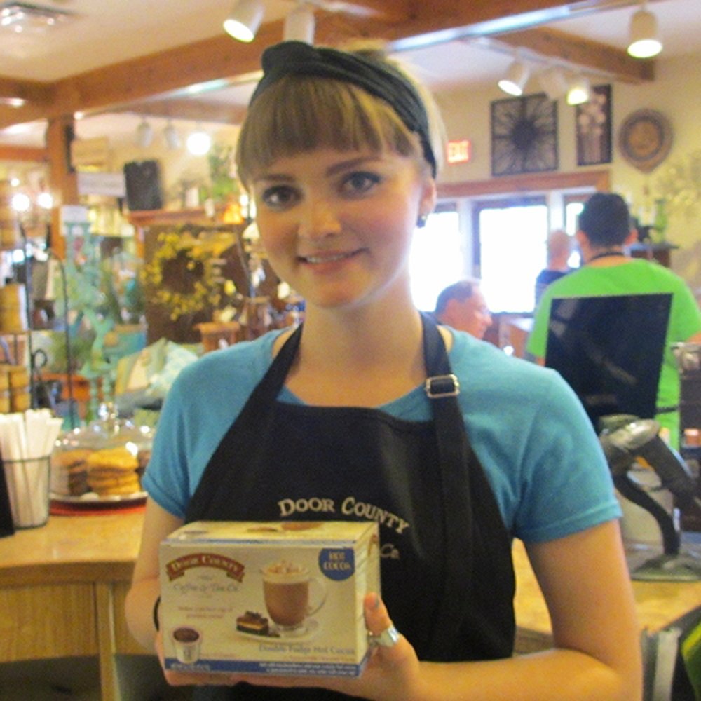 Door County Coffee Single Serve Cups for Keurig Brewers (Candy Cane, 12