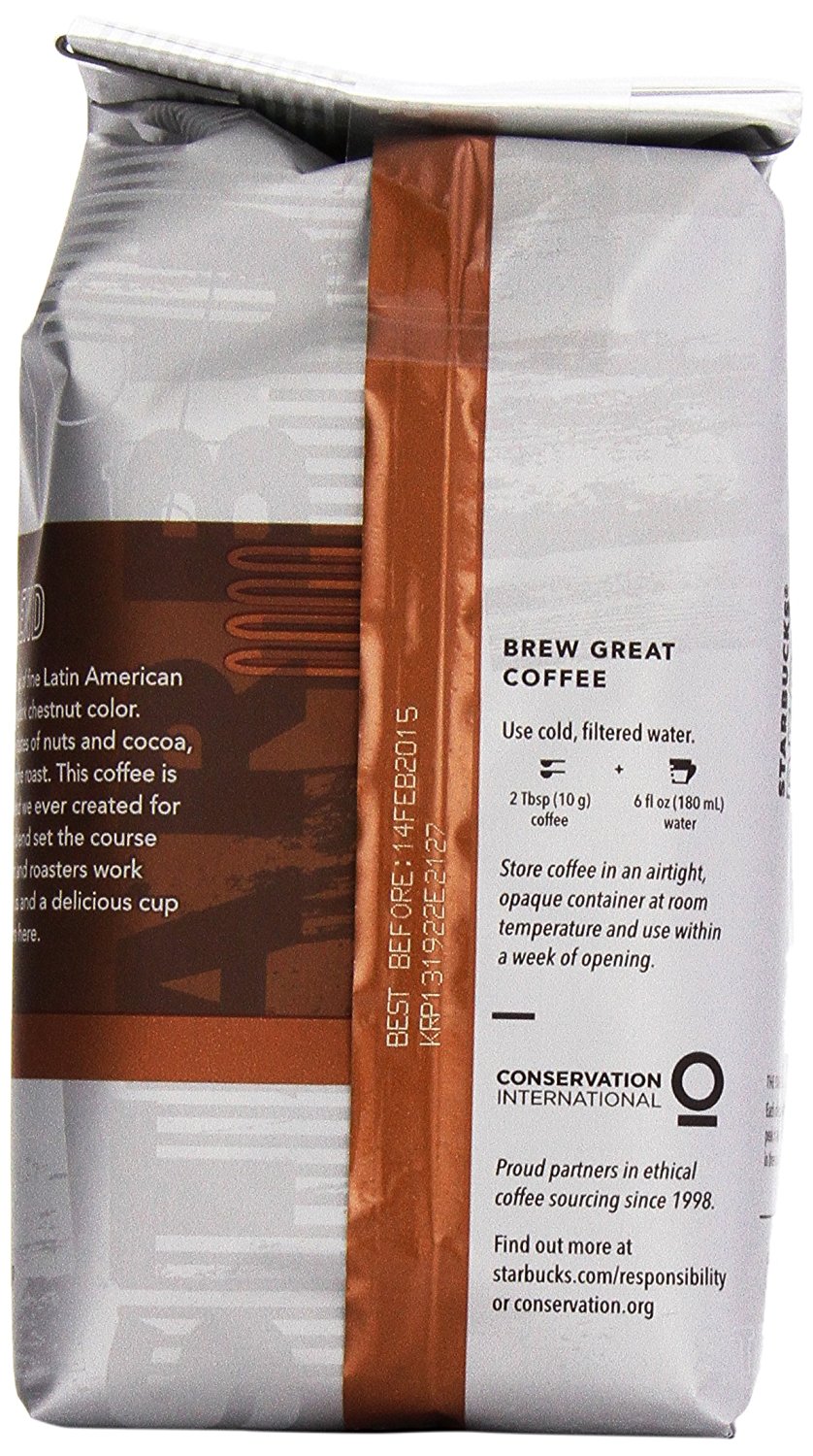 Starbucks Decaffeinated House Blend Ground Coffee (Medium), 12 oz N3
