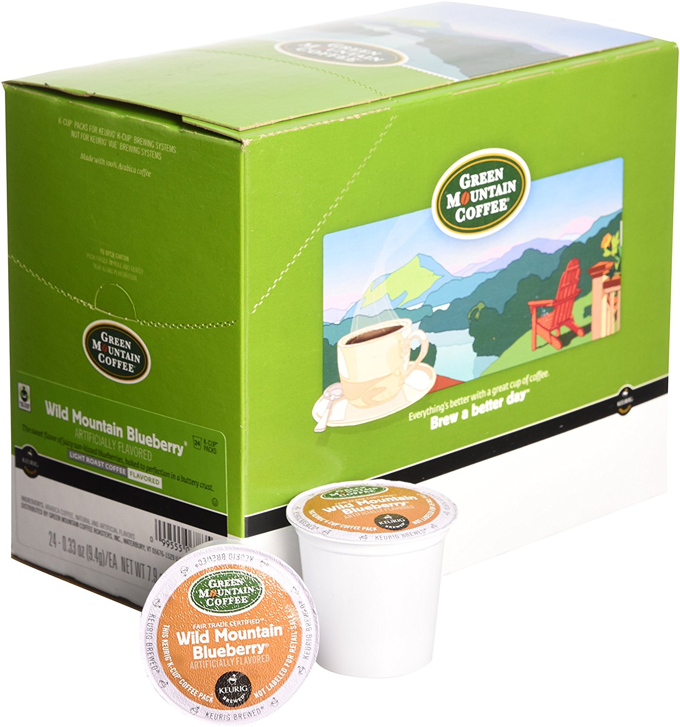 Green Mountain Coffee, Wild Mountain Blueberry KCup Portion Pack for