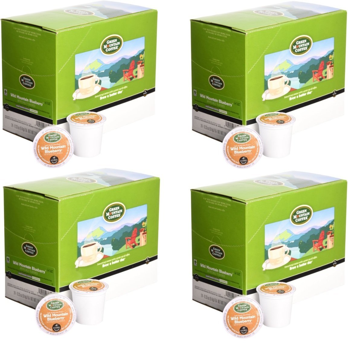 Green Mountain Coffee, Wild Mountain Blueberry KCup Portion Pack for