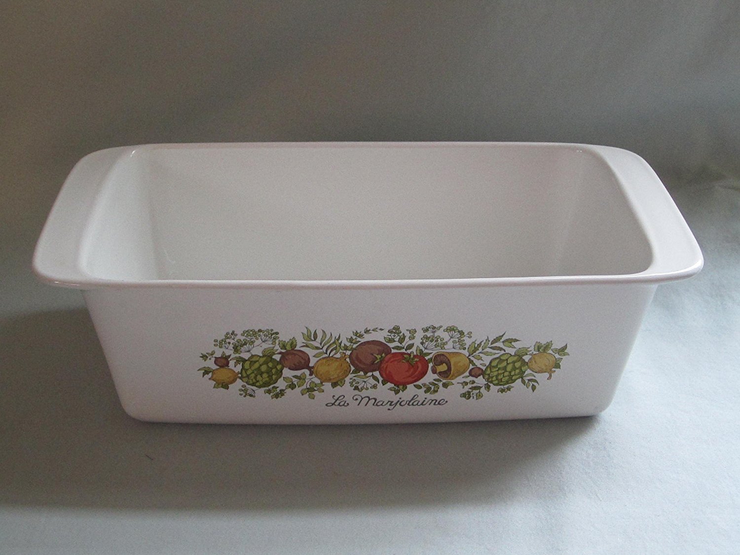 1970s Vintage Corning Ware " Spice O' Life " Loaf Pan Baking Dish 9