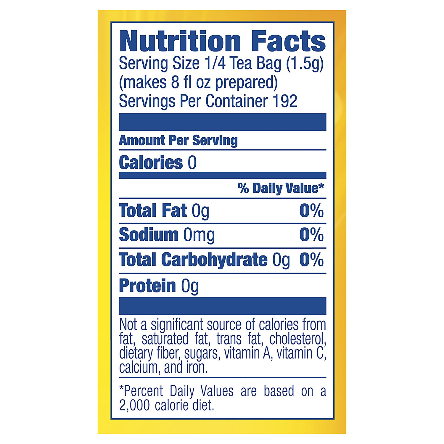 Lipton FamilySized Black Iced Tea Bags, Decaffeinated Unsweetened 48