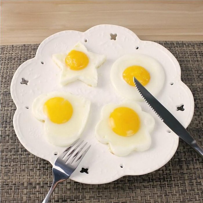Fried Egg Shaper Mold , Vangoddy Stainless Steel Egg Mould Cooking