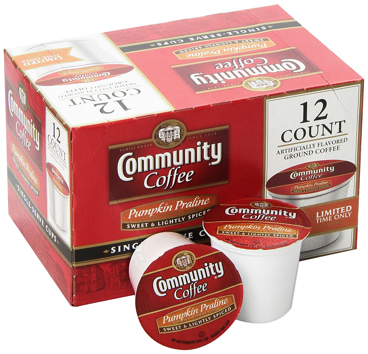 Community Coffee KCup Pods, Dark Roast, 12 Count (Pack of 3) N19 free