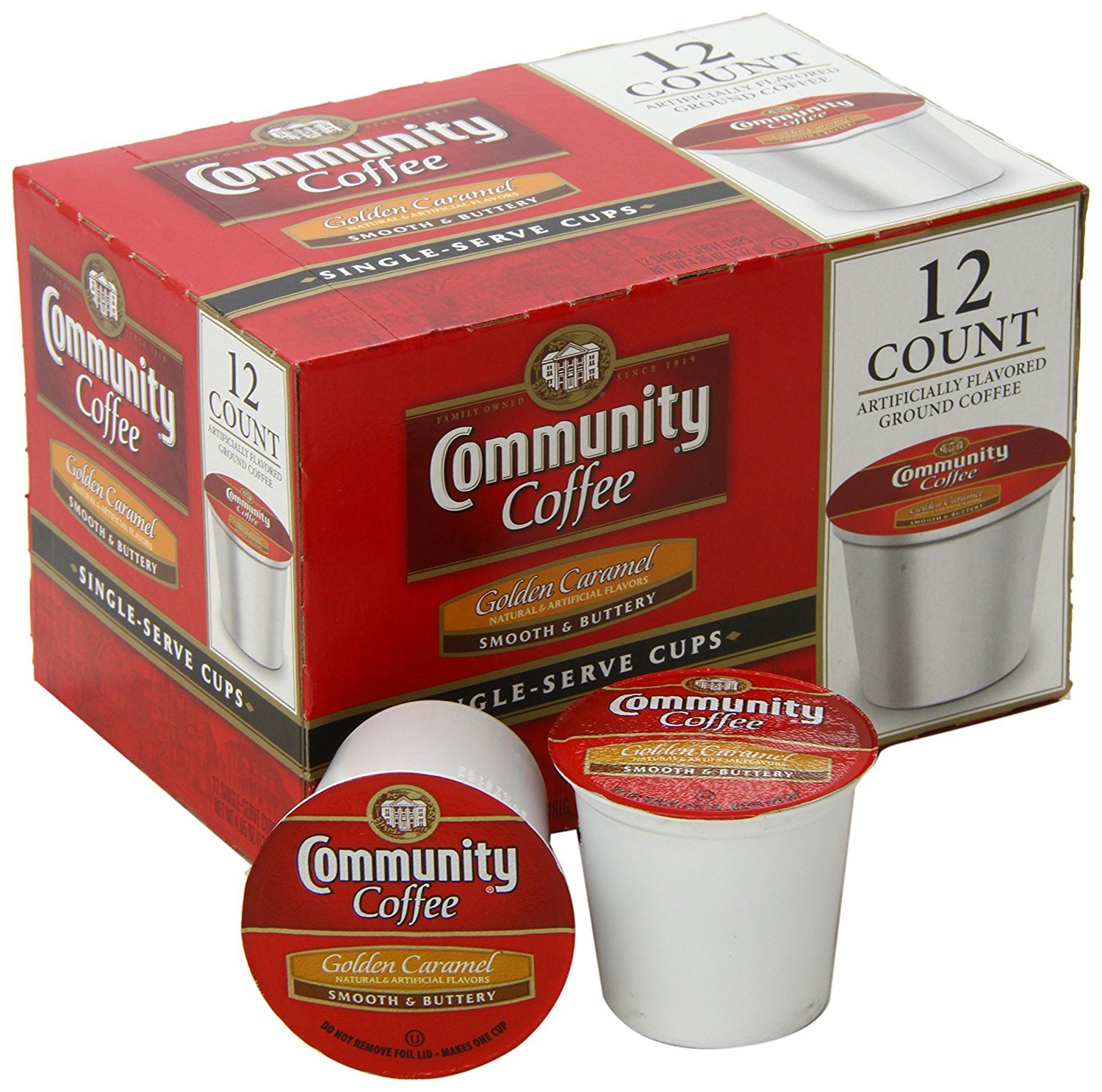 Community Coffee KCup Pods, Dark Roast, 12 Count (Pack of 3) N75 free