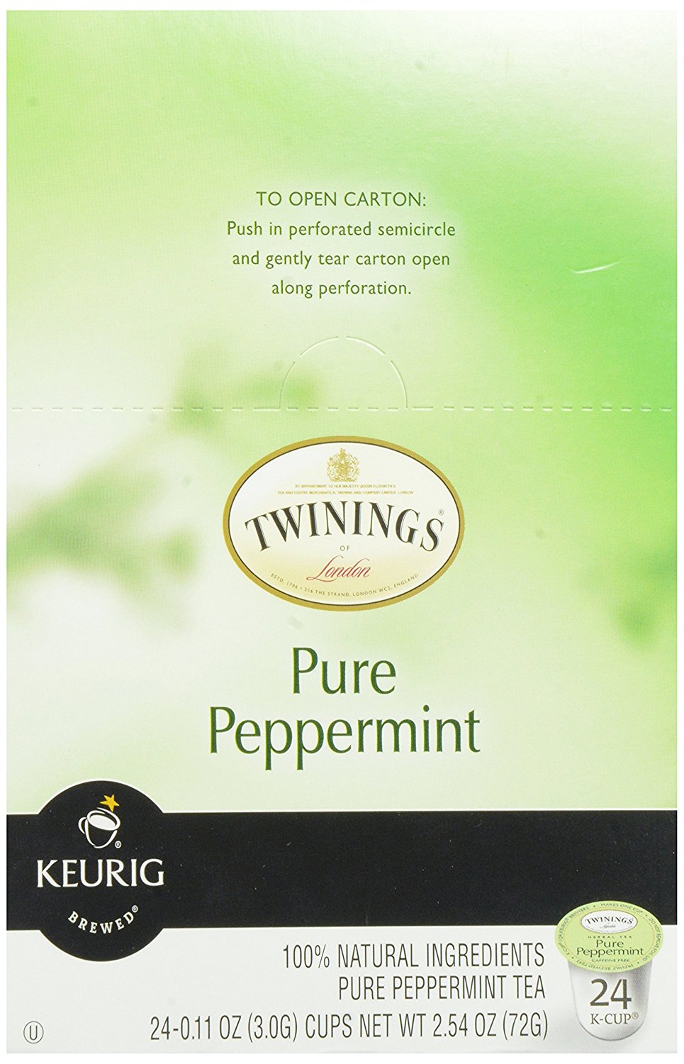 Twinings Pure Peppermint Tea KCups, 24 Count N5 free image download