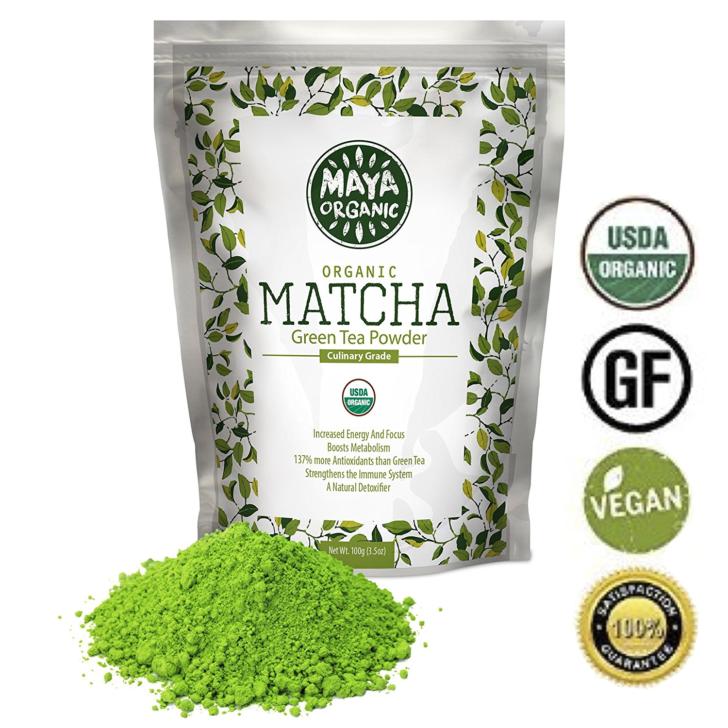 Matcha Green Tea Extract Is The Best Weight Loss Tea For Natural Weight Loss & Detox 30 DAY