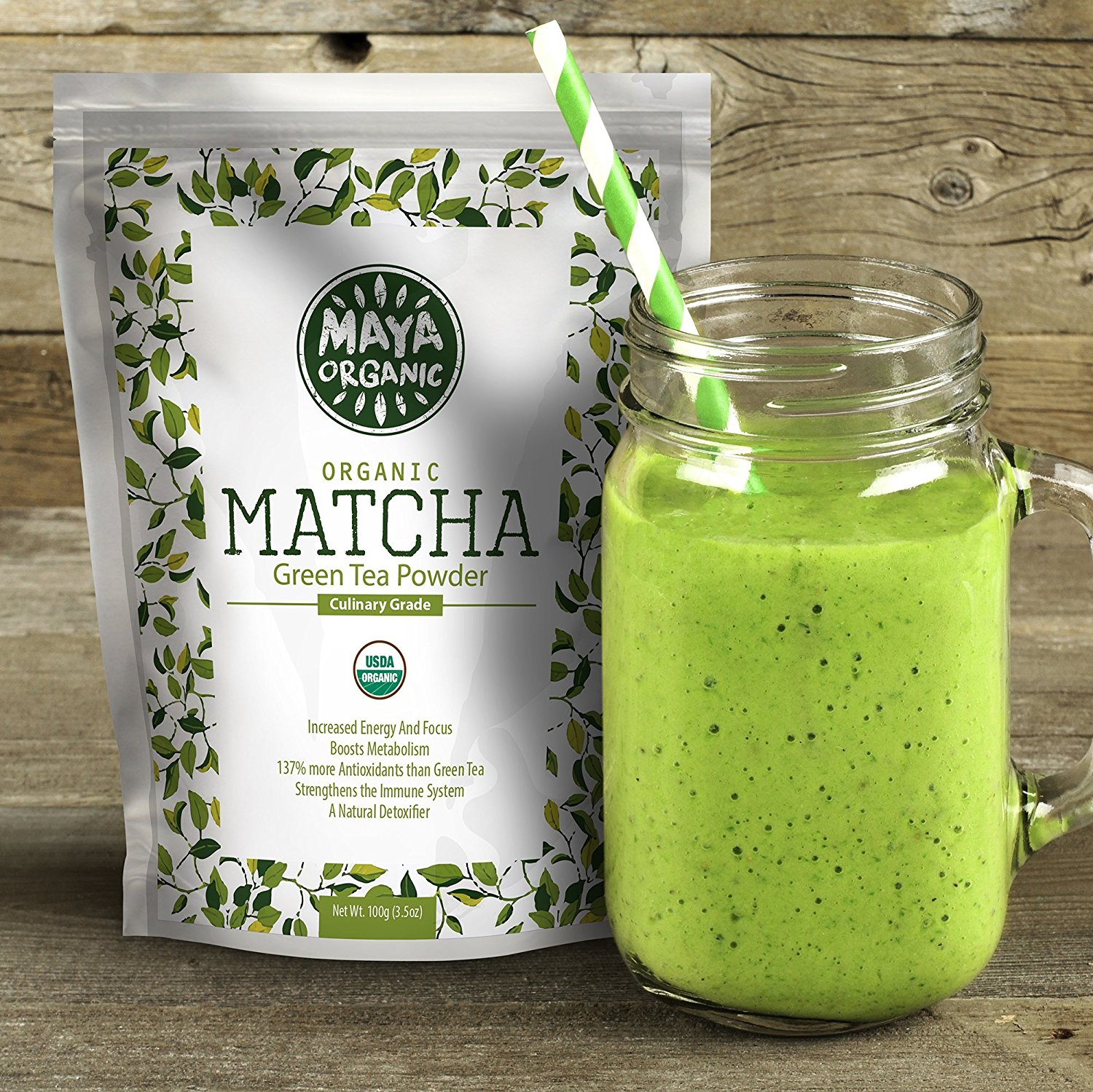 Matcha Green Tea Extract Is The Best Weight Loss Tea For Natural Weight Loss & Detox 30 DAY