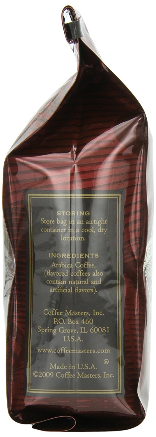 Coffee Masters Flavored Coffee, Caramel Kiss, Ground, 12Ounce Bags