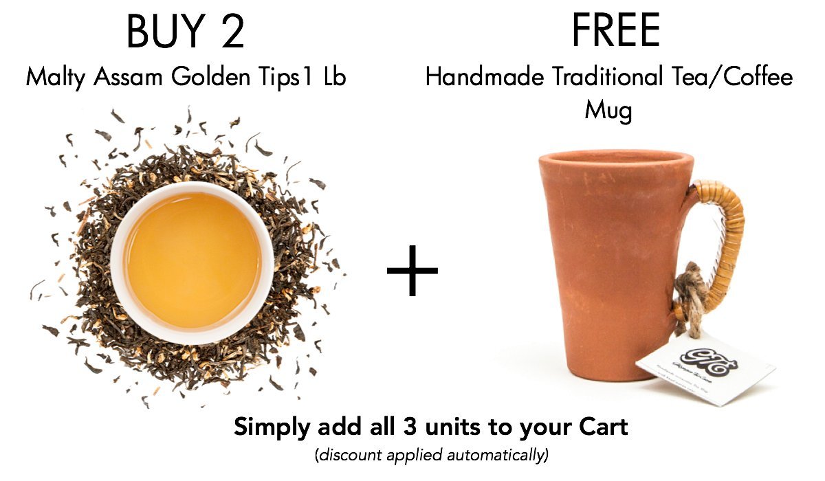 Malty Assam Golden Tips Loose Leaf Black Tea Rare Tippy Second Flush