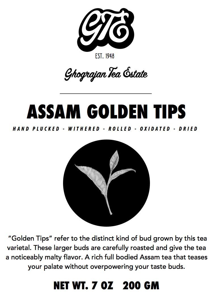 Malty Assam Golden Tips Loose Leaf Black Tea Rare Tippy Second Flush