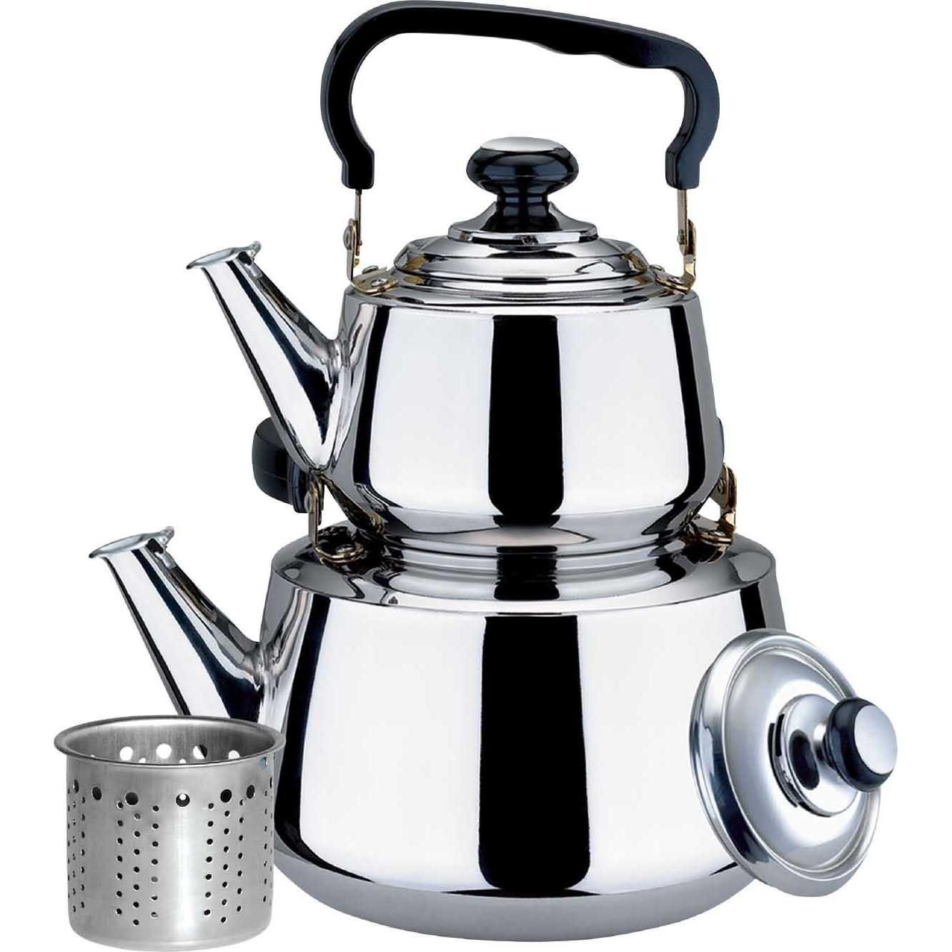 Stainless Steel Double Tea Kettle free image download