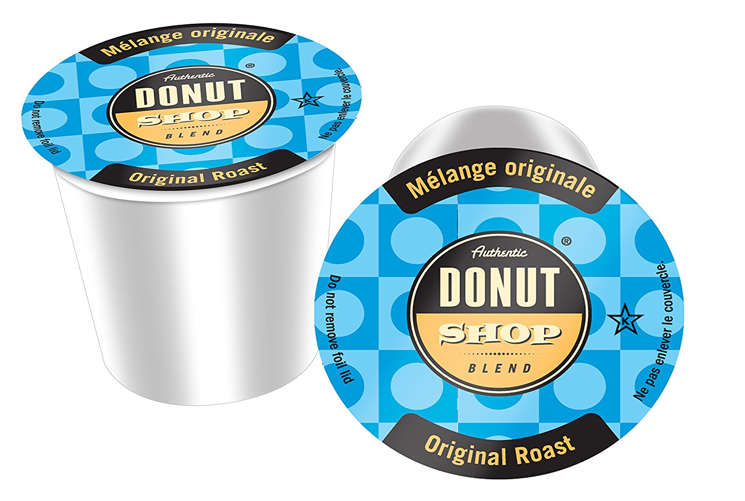 Authentic Donut Shop Blend Vanilla Hazelnut Single Cup Coffee for Keurig KCup Brewers, 24 Count