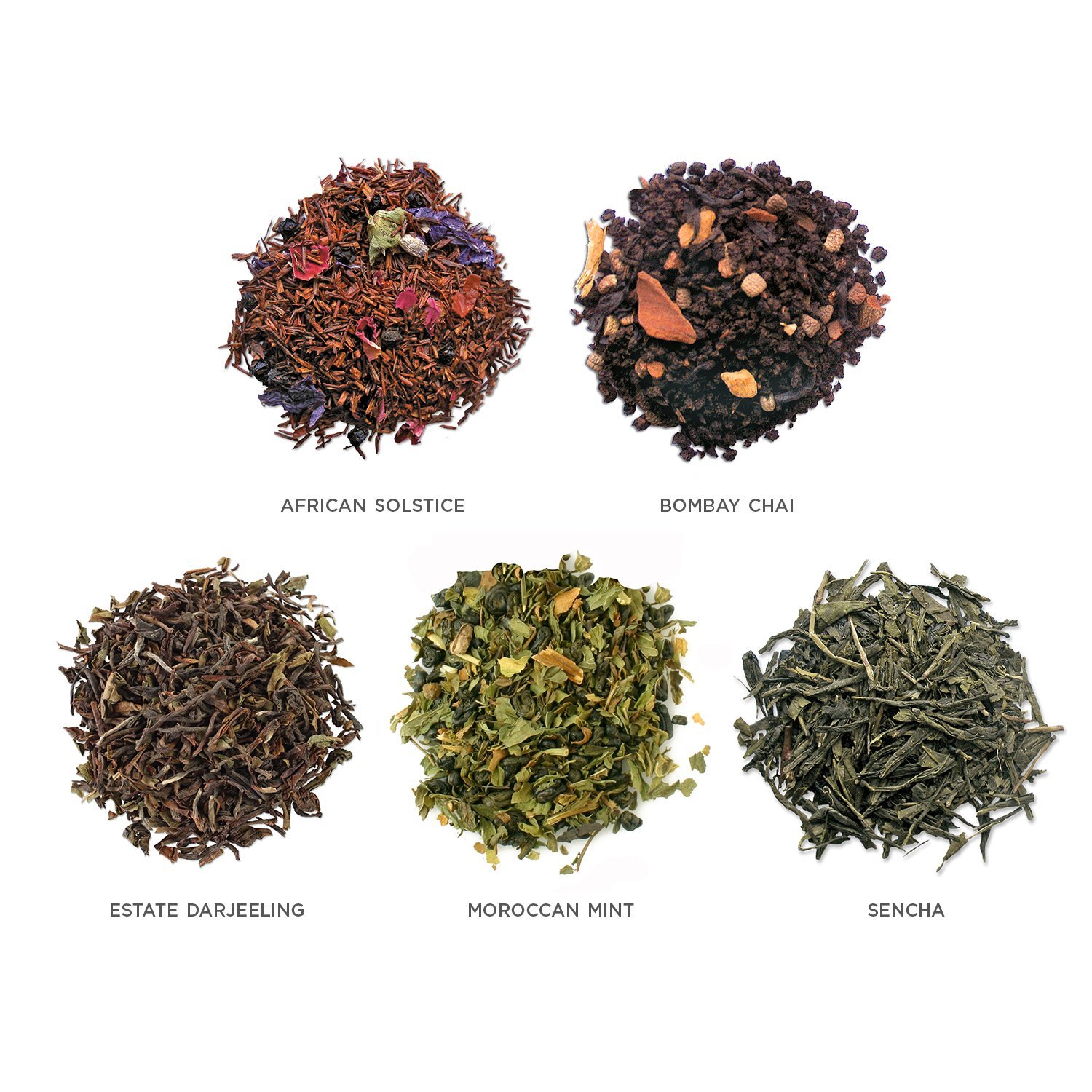 Tea Forté WORLD OF TEAS Single Steeps Loose Leaf Tea Sampler, 15 Single