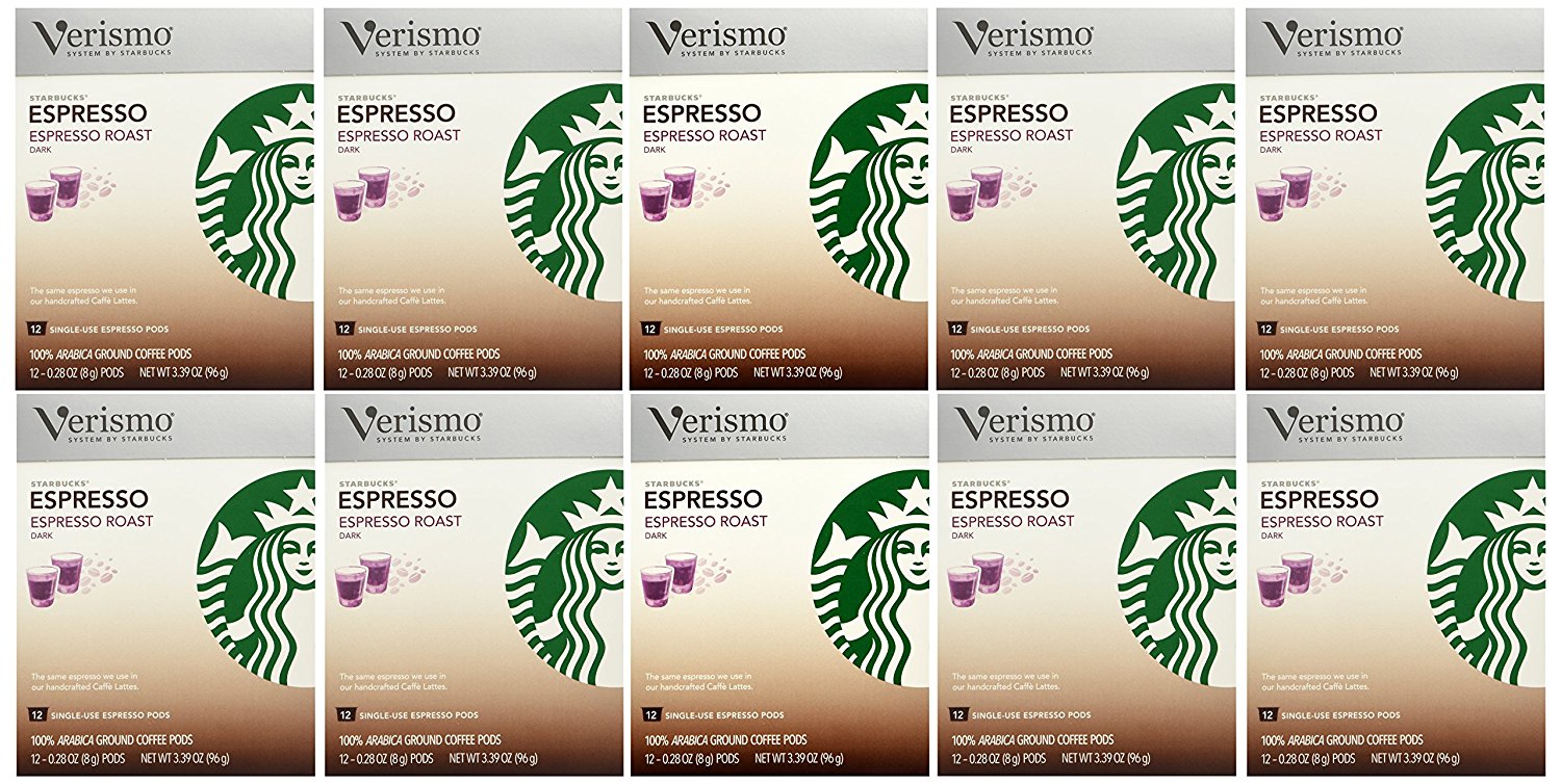 Starbucks Verismo Espresso Roast Espresso, 72 Pods N8 free image download